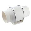 High Efficiency Inline Duct Fan Extractor Bathroom Kitchen Ventilation System 80W