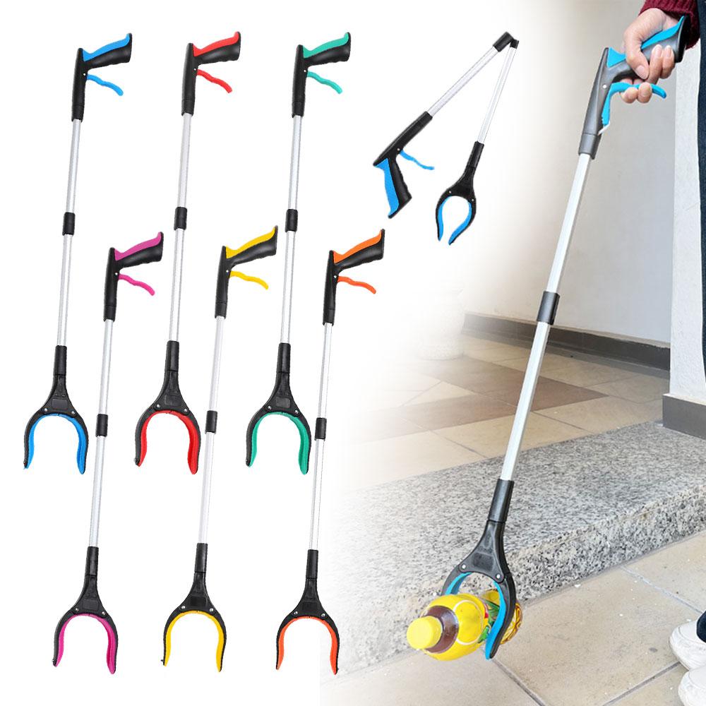 Pince de préhension pliable extra longue de 32 pouces, attrape-objets, ramasse-déchets, aide à la mobilité, aide à l'atteinte, outils à main pour personnes âgées