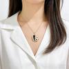 Fashion Sporty Soccer with Shoe Pendant Necklace for Women Men Hip Hop Stainless Steel Chain Jewelry Accessory Gifts