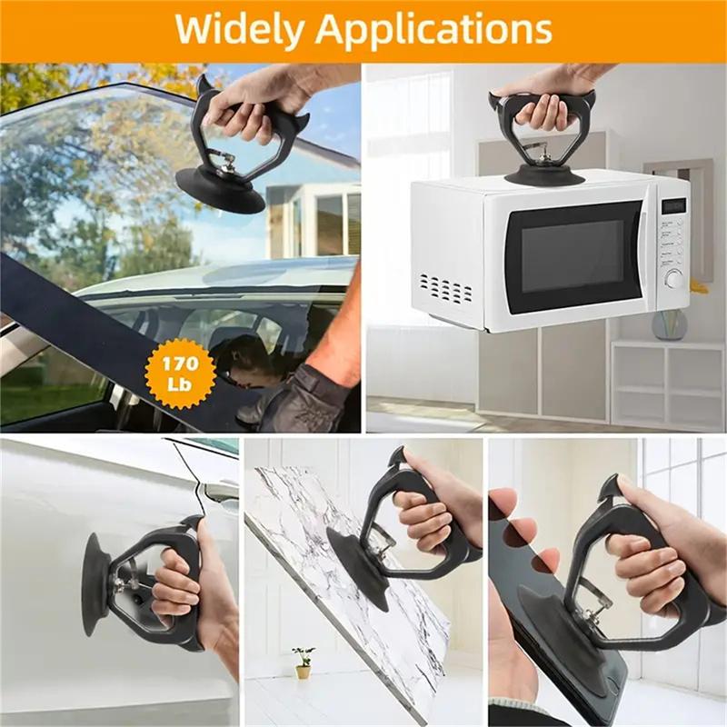 Hot Sell Car Suction Removal Repair Tool Body Repair Puller Big Black Suction Cup Remove Dents Puller For Dent Glass