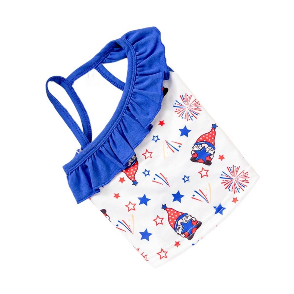 Fashion Cartoon Pattern Pet Summer Clothes Soft Thin Design Cat Suspender Skirt Breathable Dog Swimsuit Summer