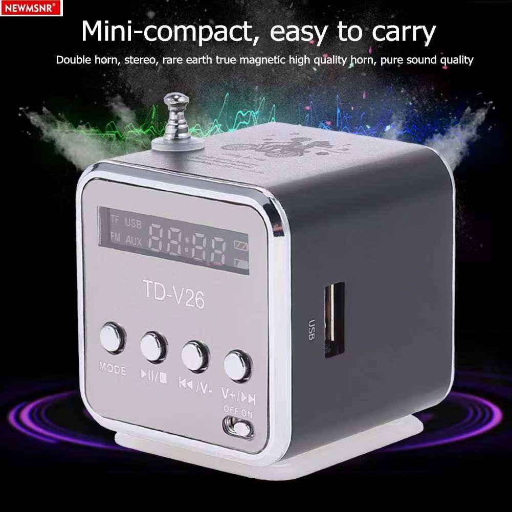 Mini Portable Stereo Sound Speaker Support TF/FM Radio AUX Radio Music Player Bluetooth Speaker For PC Computer Phone Mobile