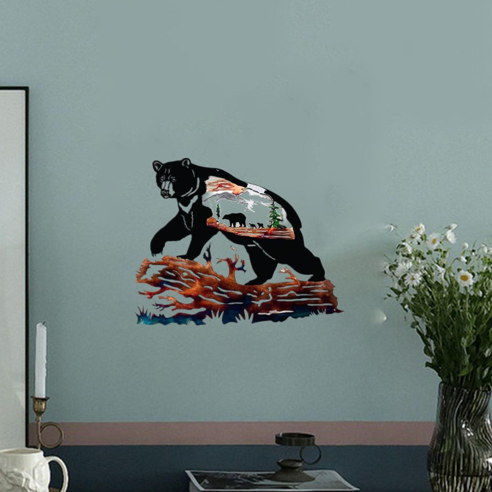 

Металлическая настенная подвеска с изображением животных для использования в помещении и на улице Style C