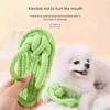 Durable Cotton Rope Slipper Knot Dog Chew Toy Small Dog Interactive Teeth Cleaning Molar Tartar Removal Safe Pet Chew Supplies