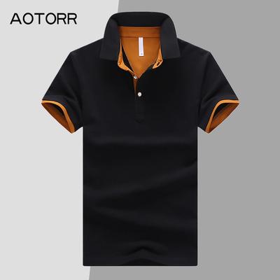Polo Men 'S Shirt Cotton Short Men Polo Short Sleeve Summer Casual Solid Breathable Men's Polo Shirts