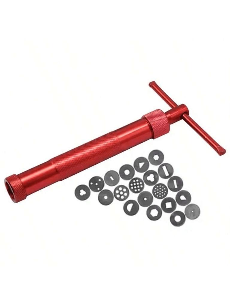 Extrudery hlíny Extruder z hliněné cukrové pasty Sochařský kulomet Fondant Dort Sochařství Polymerová hlína Nástroje Nástroje na zdobení dortů
