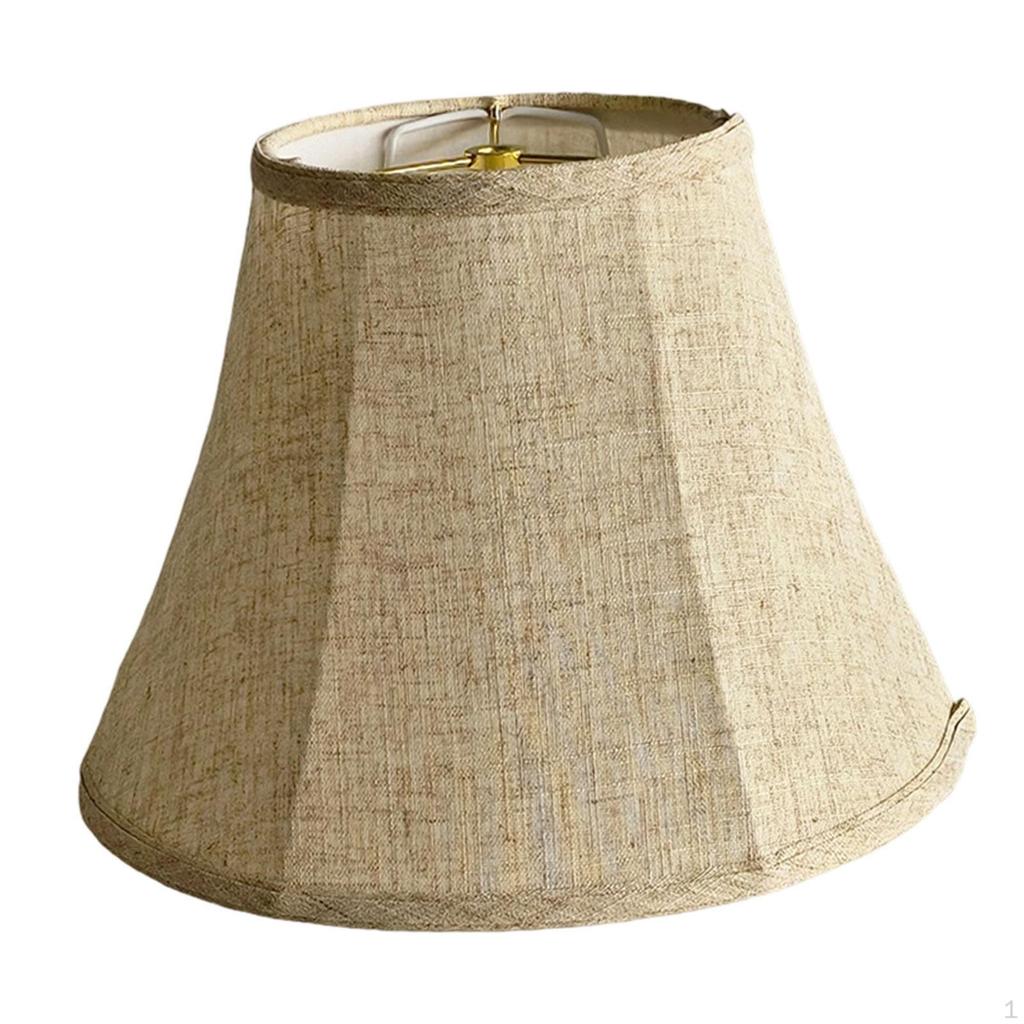 Cloth Table Lamp Shade Cover Decoration Easy Assembly Decorative Rustic Light Lampshade