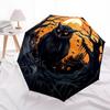 1pc Halloween Owl Automatic Folding Umbrella, Lightweight Retractable Compact Travel Umbrella, 8-Rib Sturdy Frame149