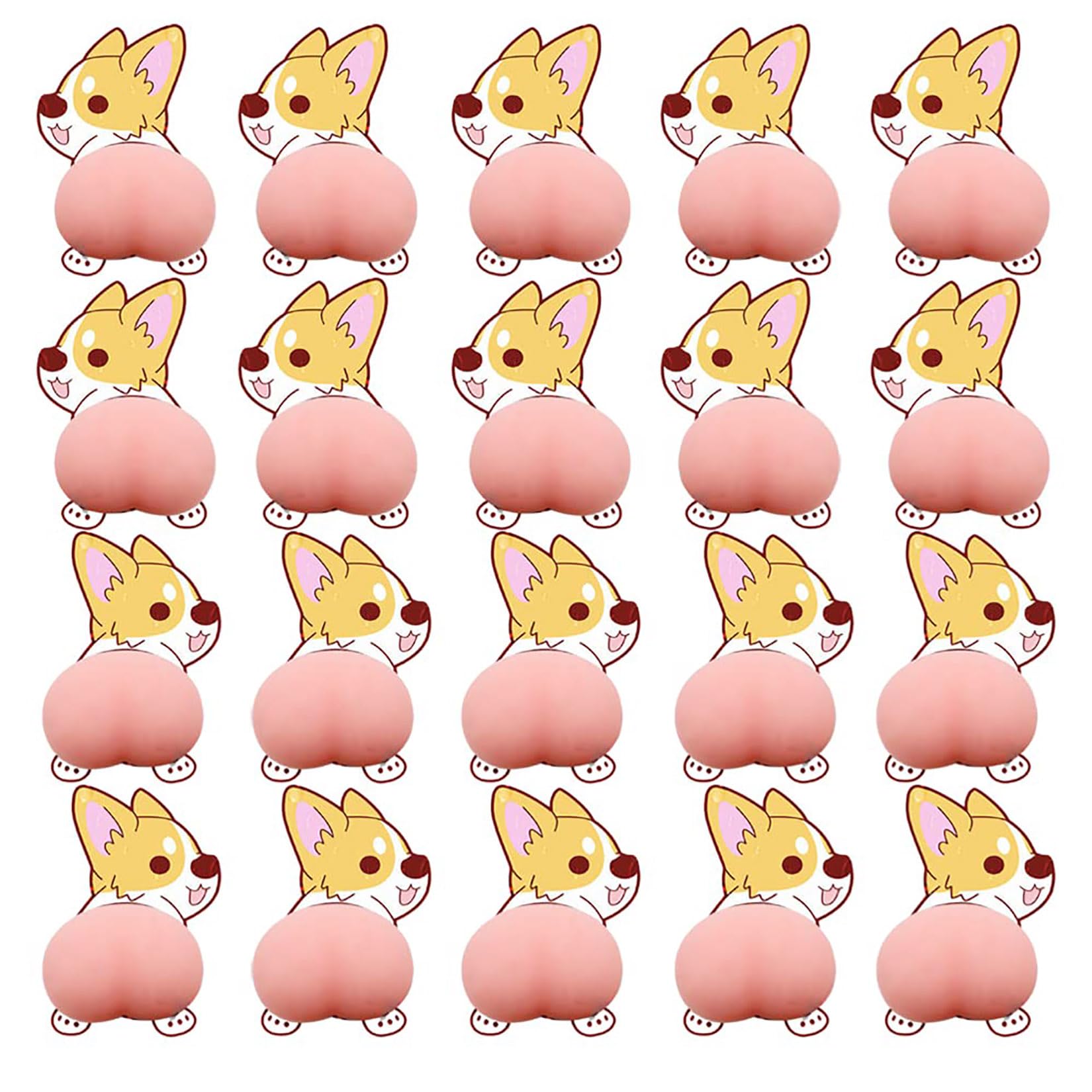 

Orirya Car Cute Funny Silicone Car Car Car Home Набор из 20 наклеек, наклейки для предотвращения столкновений, приклады, товары, аксессуары, уплотнения, наклейки, расходные материалы,