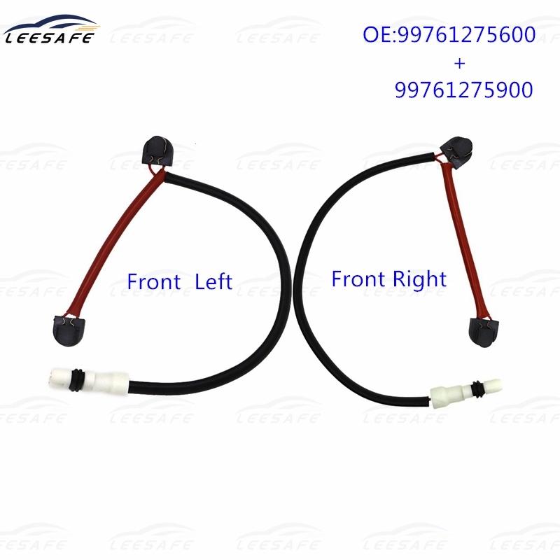 One Set Brake Pad Wear Sensor 99761275600 + 99761275900 + 99661236500 for PORSCHE 911 997 for BOXSTER CAYMAN 987 2004-2012