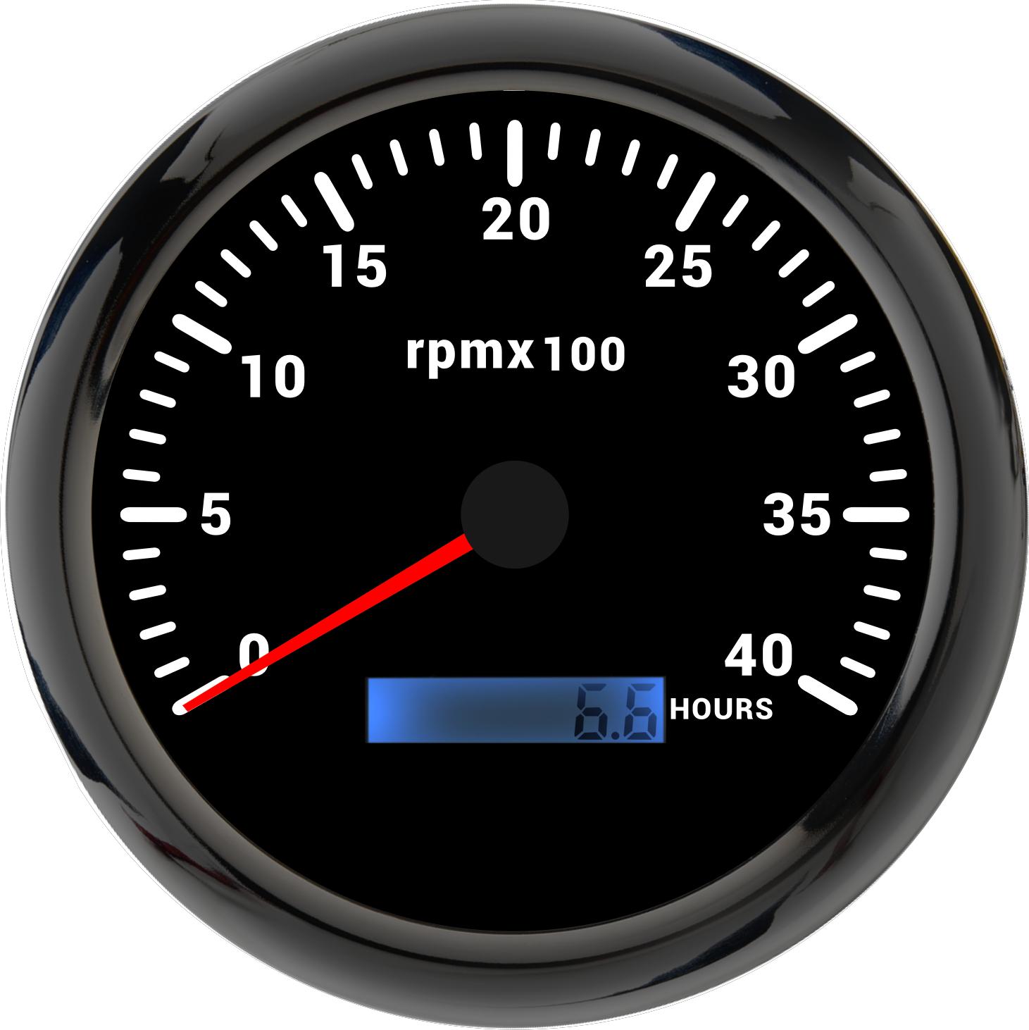 

110 мм автомобильный тахометр цифровой тахометр скорость 4000 об/мин лодочный тахометр Tahometru водонепроницаемый универсальный автомобильный тахометр
