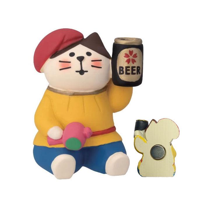 Japanese Cat Magnet: Cute Resin Sticker & Message Clip Toy for Refrigerator Decor