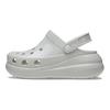 Crocs EVA Bright Puff Hole Shoes 5.2cm Unisex Grey