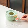 Japanese Candle-Heated Glass Teapot with Ceramic Base