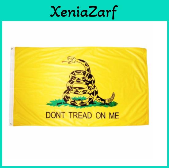 Dont Tread On Me Snake Flag Polyester Fabric Outdoor Display For Patriot Events