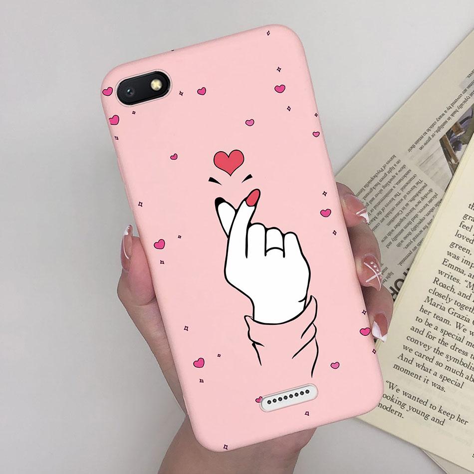 For Xiaomi Redmi 6A Case Cover Soft Silicone multicolor cute tpu Phone Cover Case For Xiomi Redmi 6A 6 A A6 bumper Phone Funda