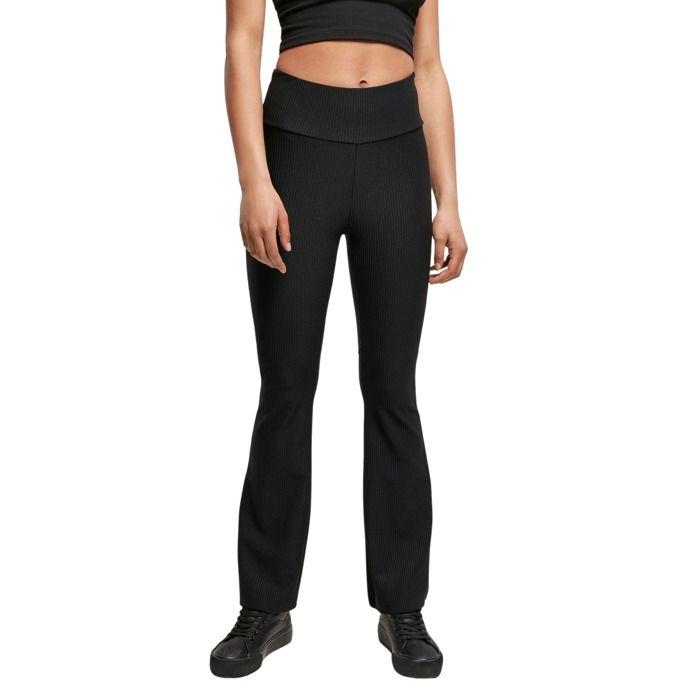 Legging - Urban Classics - Boot Rib - Taille haute - Évasé - Grandes tailles