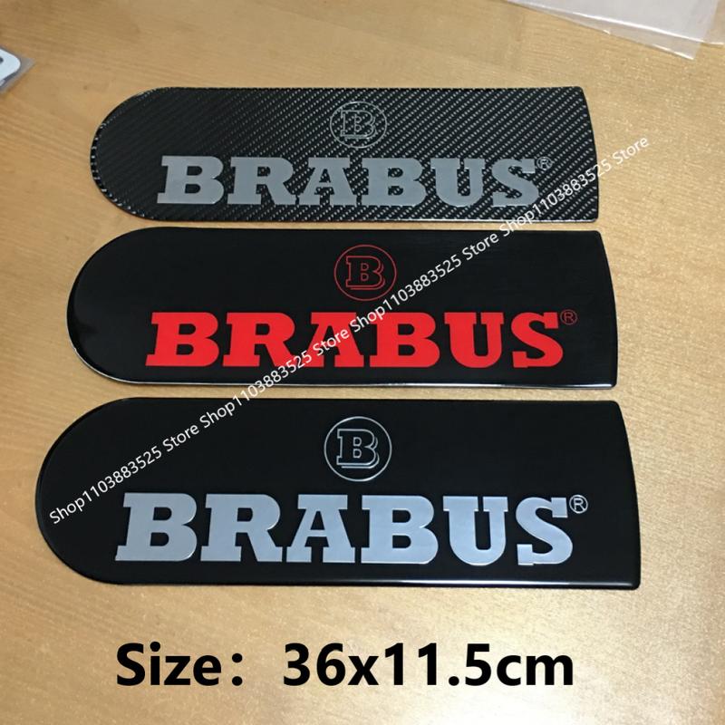 36x11cm Pokrowiec ochronny na koło zapasowe do bagażnika tylnego samochodu Naklejka z emblematem dla BRABUS G63 G65 G400 G500 G350 800 900 Klasa G