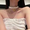 Ρυθμιζόμενο Κολιέ Choker Κουδουνάκι Unisex με Αλυσίδα Λουρί, Γοτθικό Punk Cosplay Κολιέ Κοσμήματα για Άνδρες Γυναίκες Καθημερινό Πάρτι