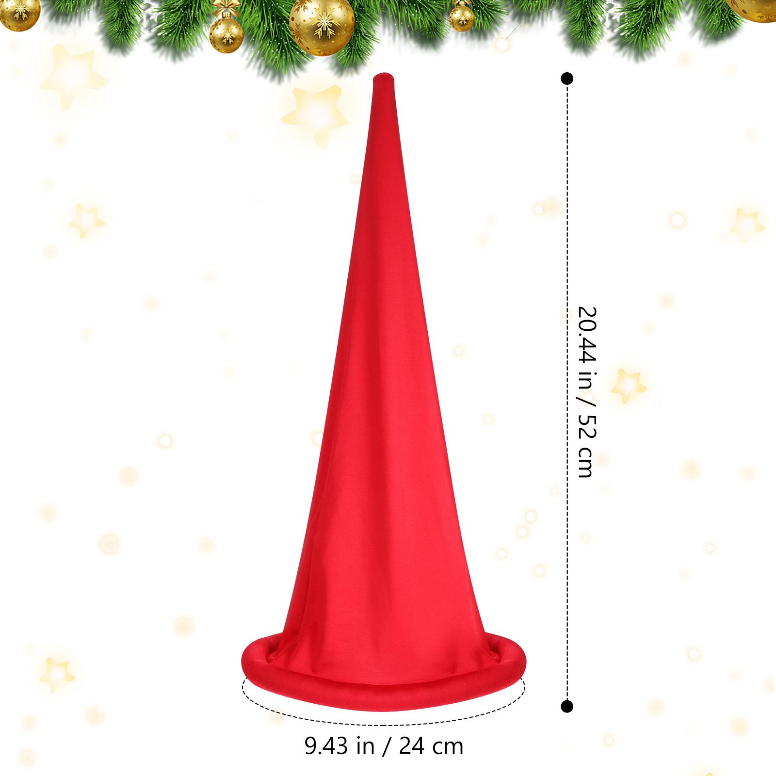 

Halloween Cap Gnome Hat Reasonable Size Soft Comfortable Halloween Party Decoration Cosplay Costume Witch Accessory червоний