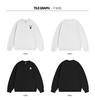 Hello Hipanda Panda Solid Color Neutral Trend Hooded Sweatshirt