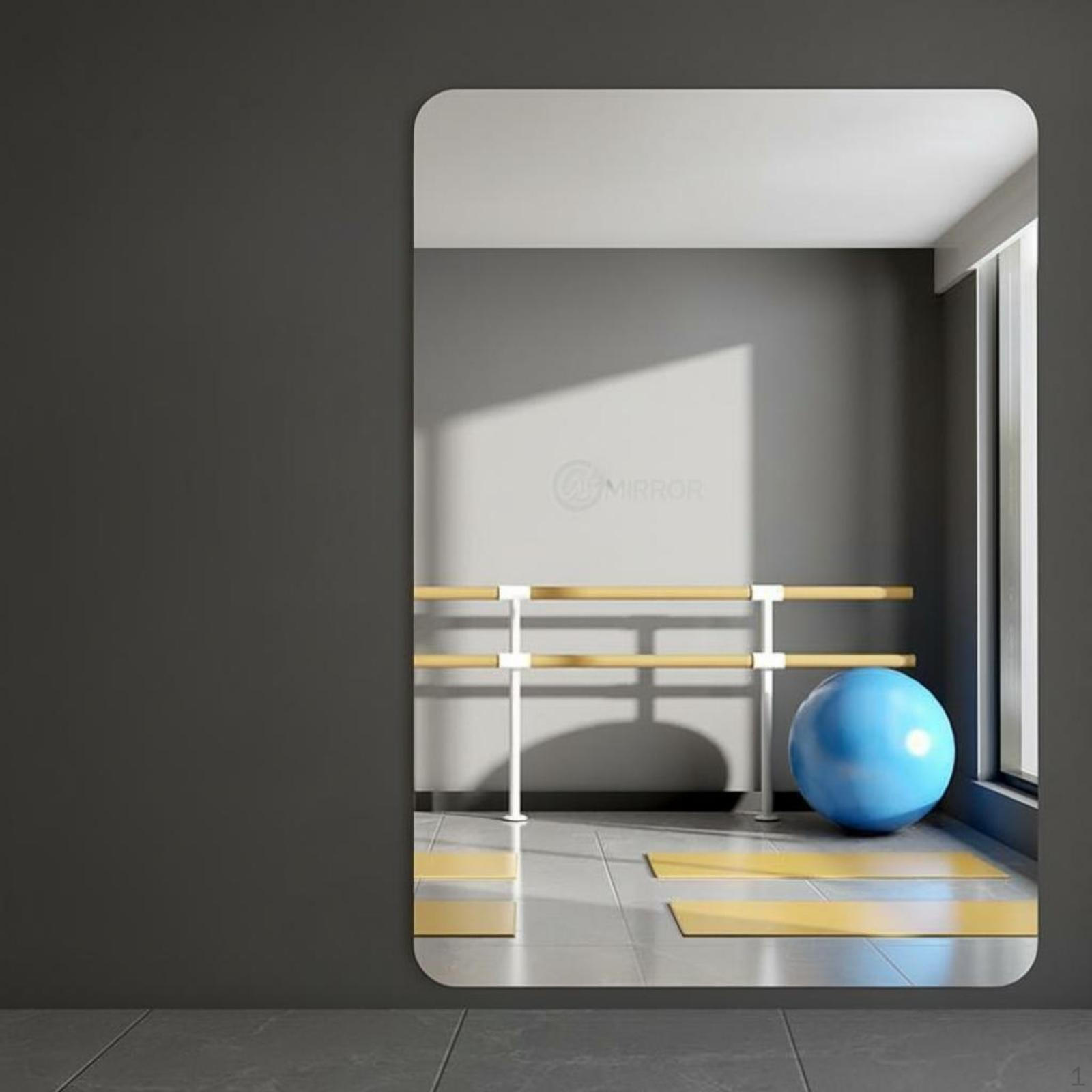 Acrylic Mirror Tiles, mountable Full Length