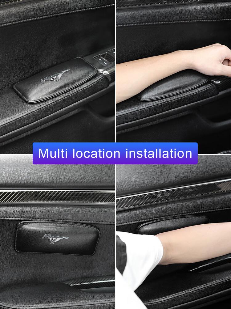 Bilkudde Bil Knäkudde Bilkudde Elastisk Minnesskum Benkudde För Ford Focus 2 3 MK2 MK3 Fiesta Mondeo Kuga Ecosport C-Max Biltillbehör