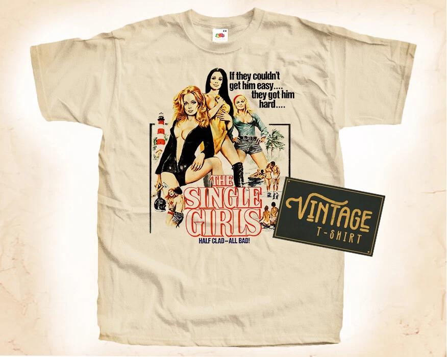 

Single Girls T SHIRT Tee Movie Poster Vintage Natural sizes S-5XL 4XL