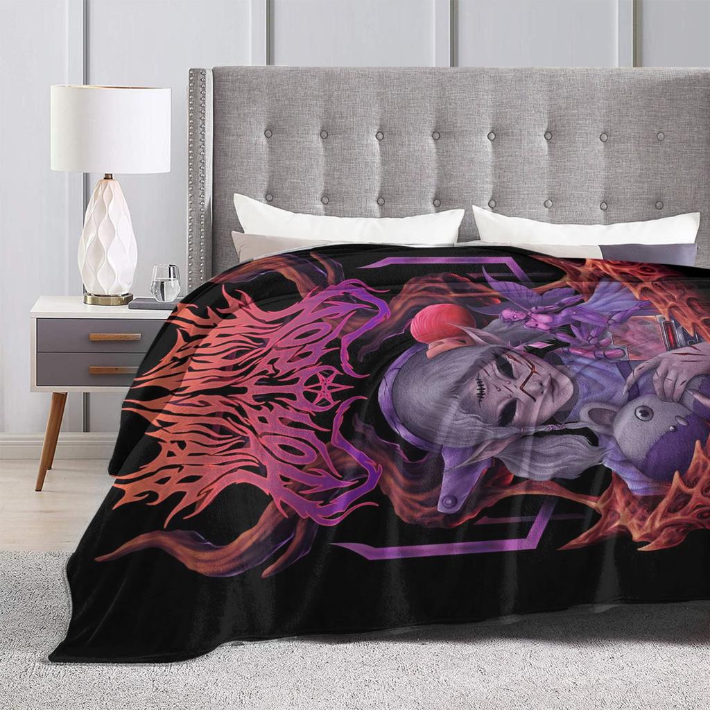 Bring Me The Horizons Blanket MBTH Super Warm Graphic Plush Bedding Throws For Girls Boys Couch Chair Sofa Flannel Bedspread