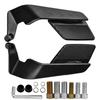 Motorcycle Wide View Rearview Mirror Flip Adjustable Angle Plastic Glass Material Universal Quick Mount For Road Safety