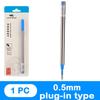JINHAO 11cm Metal Refills 0.5/0.7mm Blue/Black Roller Ballpoint Pen Business Ball Pen Refills Office School Supply Stationery