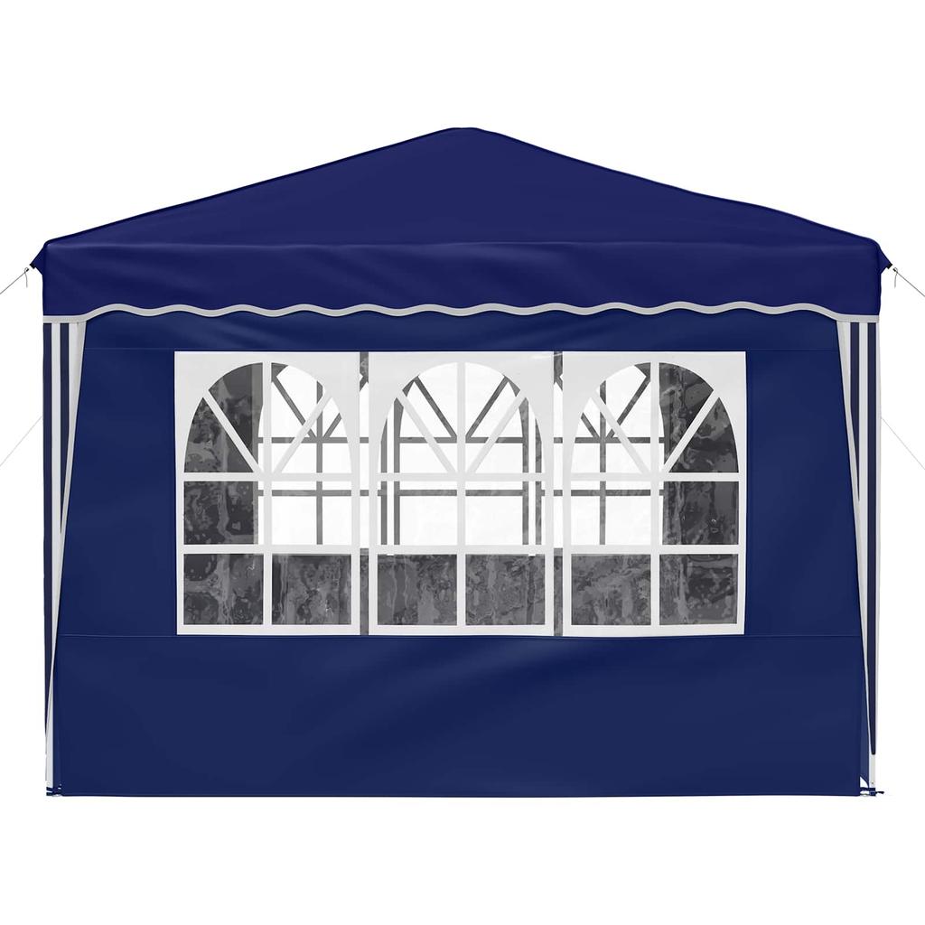 Pop Up Party Tent 288 X 288 X 245 Cm Blue Oxford Fabric