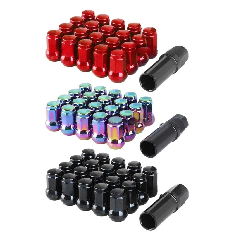 Premium Vibration Proof Vehicle Security Bolt Set Lug Nuts With 1pc Socket Tool For Quick Installation Car Wheel Lug