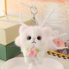 Newest Healing Angel Cat Backpack Pendant Keychain Kawaii Plush Toy Figure Doll Cartoon Anime Cute Gift Gift Doll For Friends