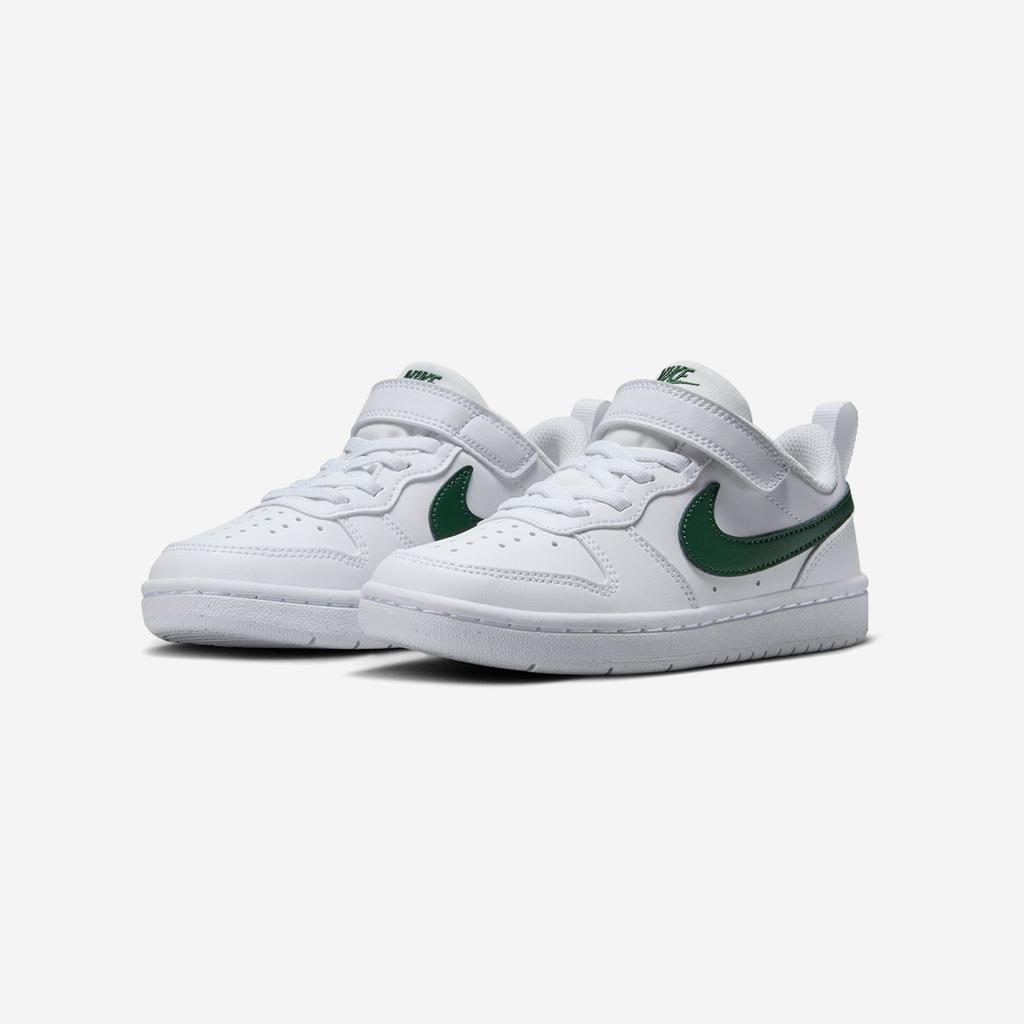 [Nike] Court Borough Low ReCraft Boys' Preschool Velcro [DV5457-133]