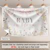 Pink Watercolor Gilded Princess Bow  Decoration Background Winter Photography Backdrop Decorations For Photo Studio Photo Booth Christams Party