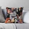 Federa per Cuscino Quadrata Collage Leonardo DiCaprio Poliestere Lino Velluto Fantasia Zip Federa Decorativa Copricuscino per Auto