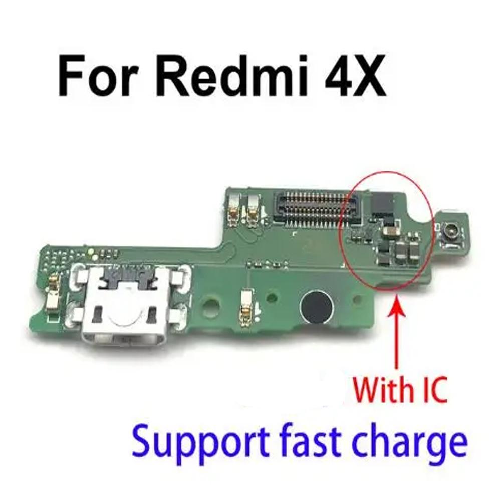 For Xiaomi Redmi 1X USB With Micro Charging Port Charger Dock Flex Cable With IC Microphone Board Replacement Parts