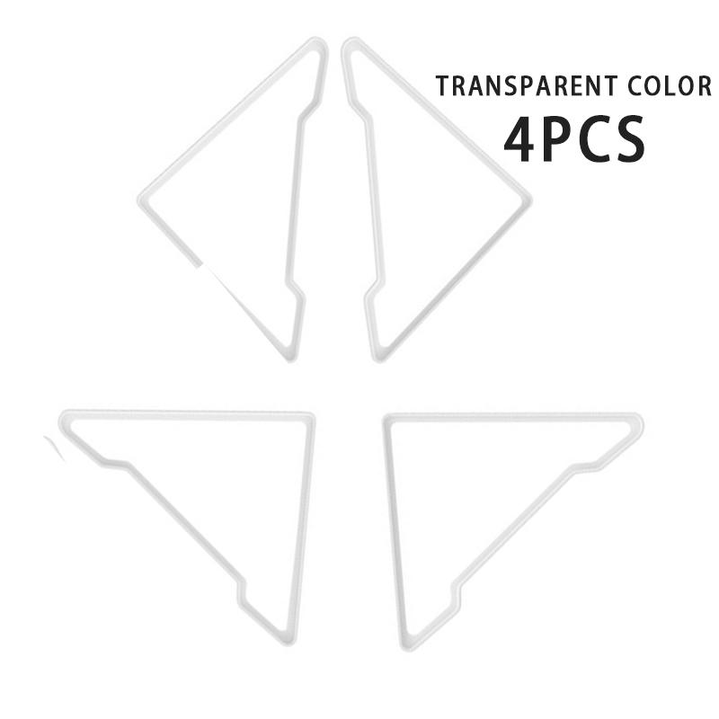 2/4 BUC Autocolante Anticoliziune pentru Colțul Ușii Mașinii Bandă Universală din Silicon Rezistentă la Zgârieturi Pentru Toate Modelele de Vehicule