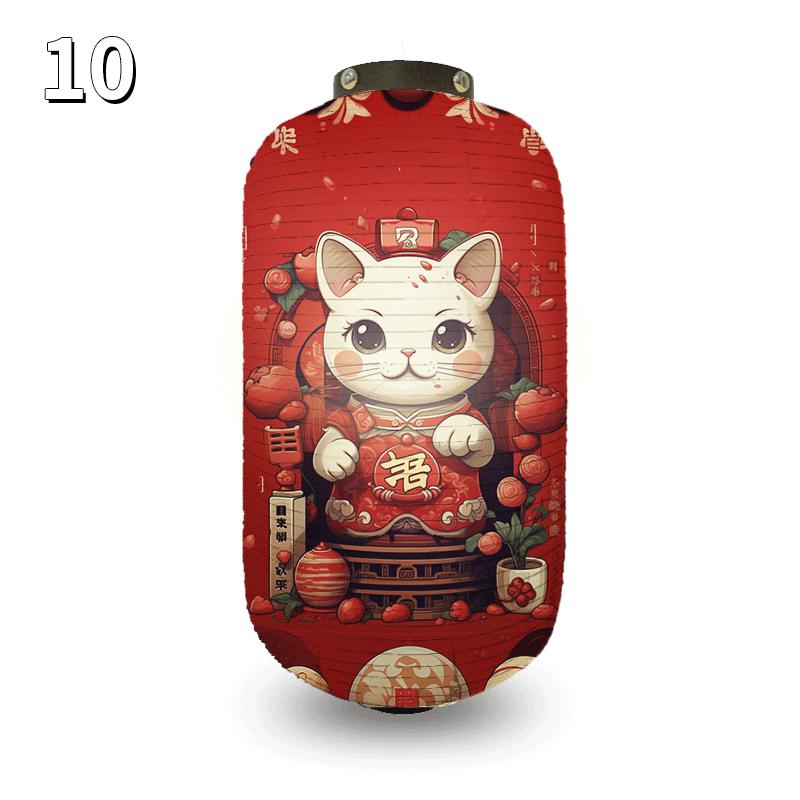 Japanese Traditional Cloth Lantern Ukiyoe Hanging Lanterns Restaurant Izakaya Sushi Cuisine Shop Decoration Advertising Sign