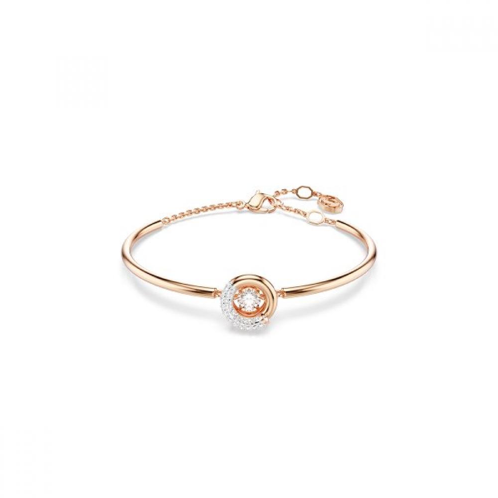Swarovski [authentic] Rose Gold Bangle Bracelet M 5692259