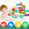 Bath Toys, Kids Bath DIY Track Balls Game Shower Watermill Slide Bathtub Water Toy for Toddlers, Educational Gift for 3-6 Year Olds Boys Girls, 62PCS