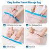 Travel Compression Bags, Roll Up Travel Space Saver Bags for Luggage, Cruise Ship Essentials Cothes, Folding Compressed Bag