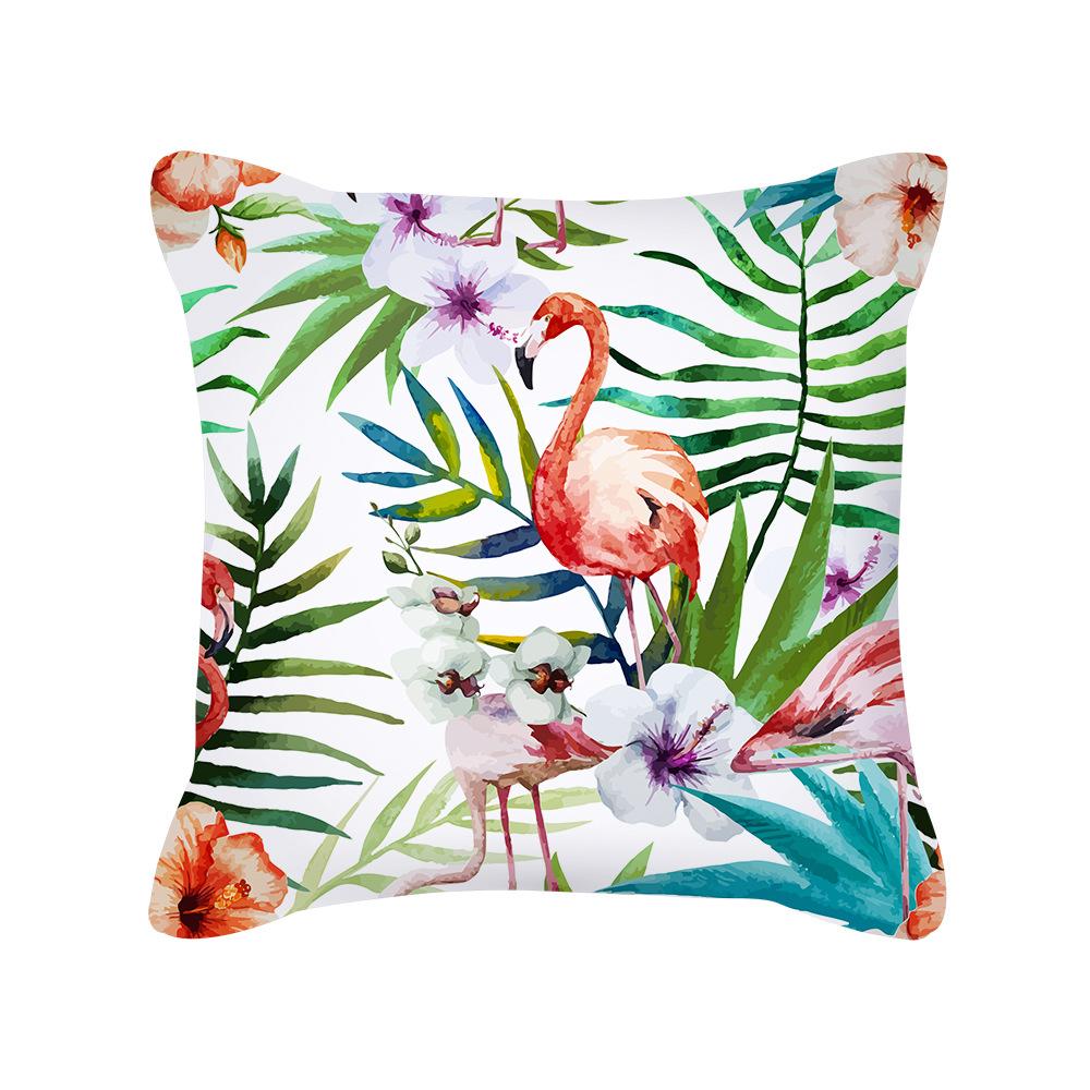 New Nordic Home Green Plant Tropical Fruit Pillowcase Without Pillow Core Cushion Cover Waist Pillowcase