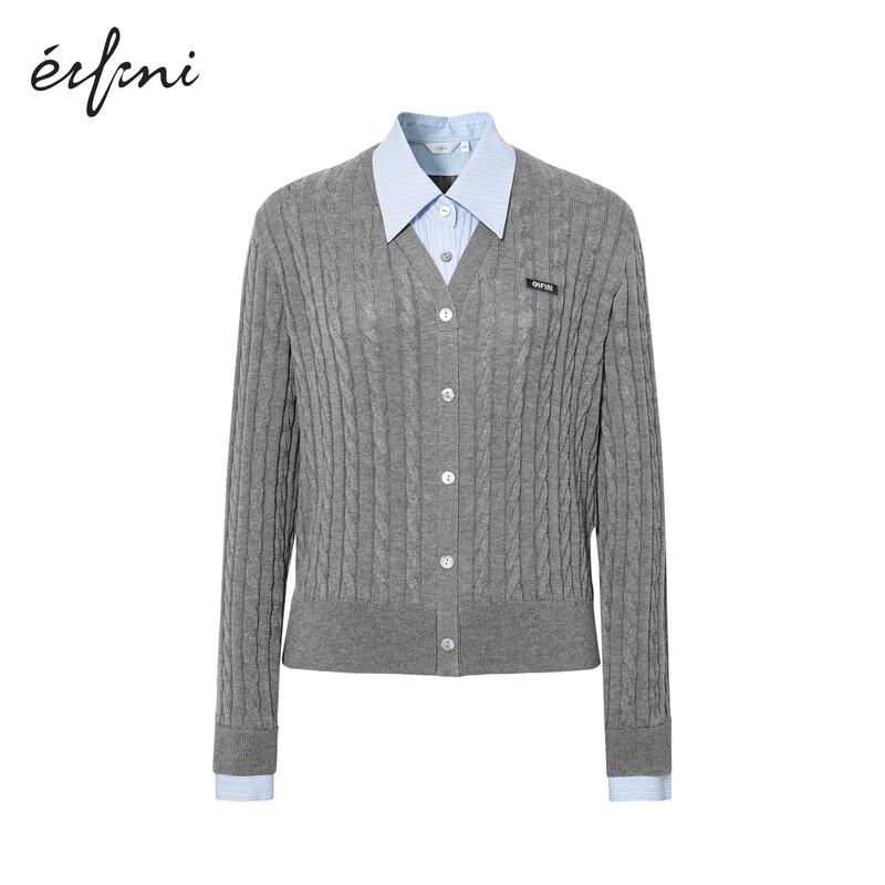 

Женский вязаный свитер Eifini в стиле Miu, имитирующий двойку XS