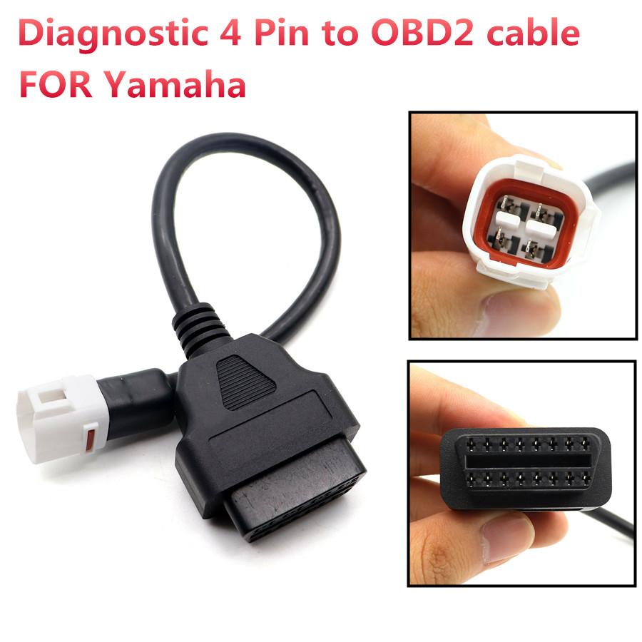

Diagnostic 4 Pin to OBD2 OBDII Cable Harness Adapter for Yamaha