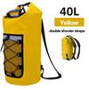 BEPAN 40L Floating Dry Bag for Kayaking Swimming Beach Waterproof Water Sports Rafting Boating Backpack Mesh Kayak Roll Top Travel Bag