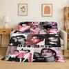 Kpop Bang Chan Stray Kids Muziek Flanellen Deken Zacht Warm Plaid voor Slaapkamer Woonkamer Bed Reizen Kamperen Picknick Cadeau