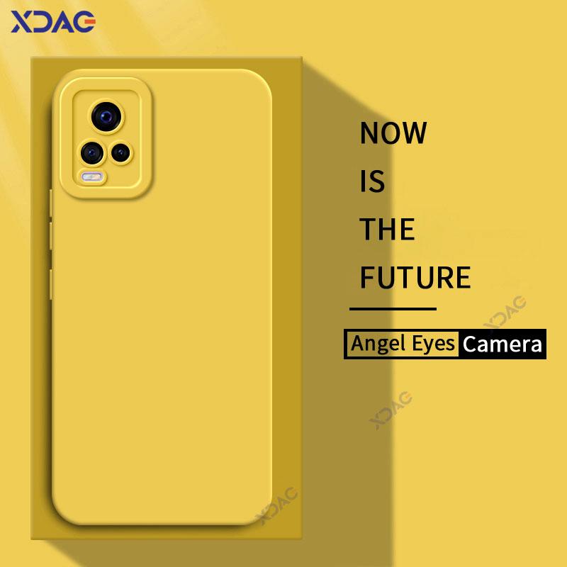 

Angel Eyes Square Liquid Silicone Phone Case for VIVO S7 S7T V20 Pro 5G Soft Shockproof Back Covers VIVOS7 VIVOV20 V20Pro Fundas