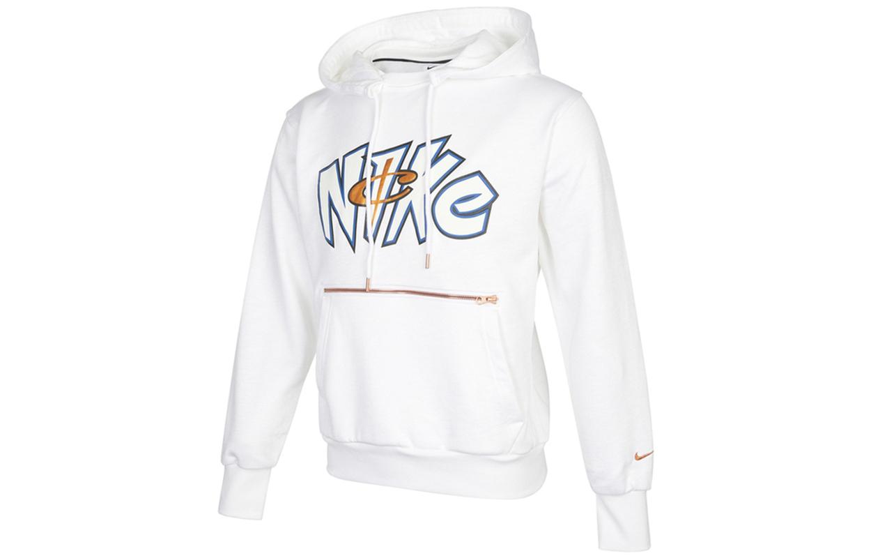 Nike Sweatshirts Men s White Hooded Moderate Regular DA5990-100 M